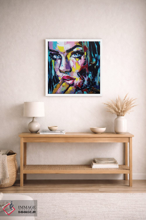 تابلو دکوراتیو اگر ماه باران را حس می کرد اثر لانا فری - D3W