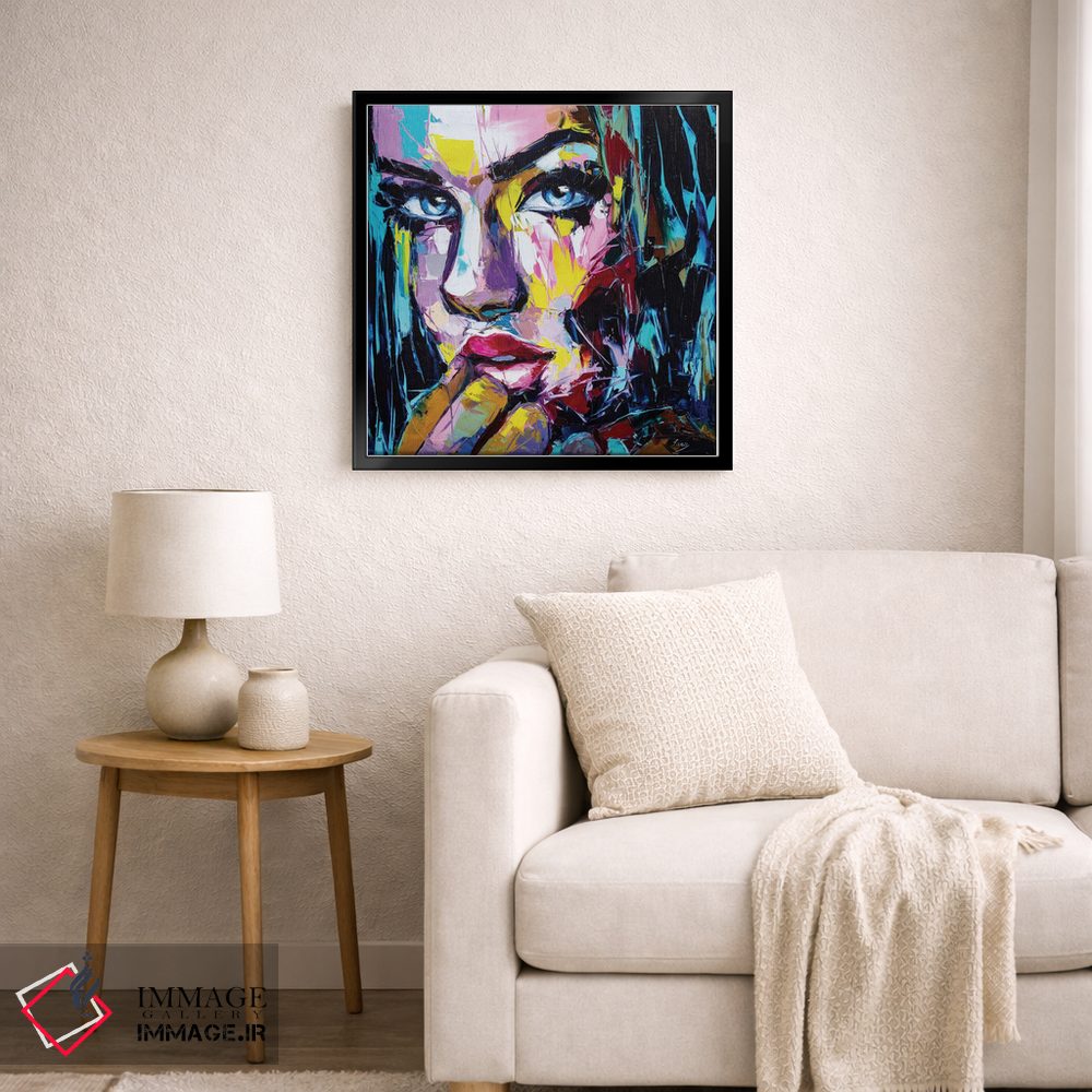 تابلو دکوراتیو اگر ماه باران را حس می کرد اثر لانا فری - D6B