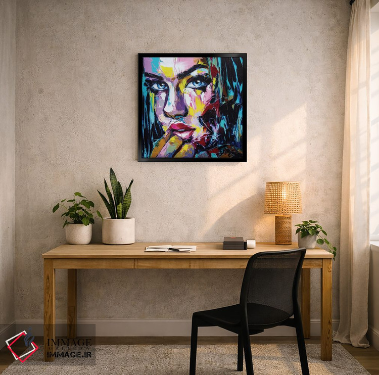 تابلو دکوراتیو اگر ماه باران را حس می کرد اثر لانا فری - D5B