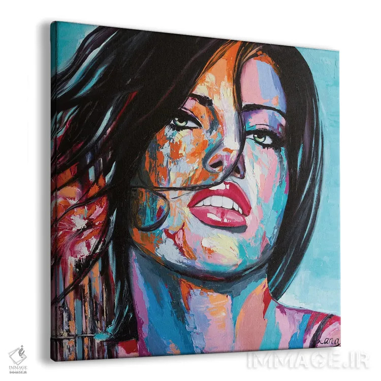 تابلو دکوراتیو موجیتو روی یخ اثر لانا فری - نمای پرسپکتیو محصول