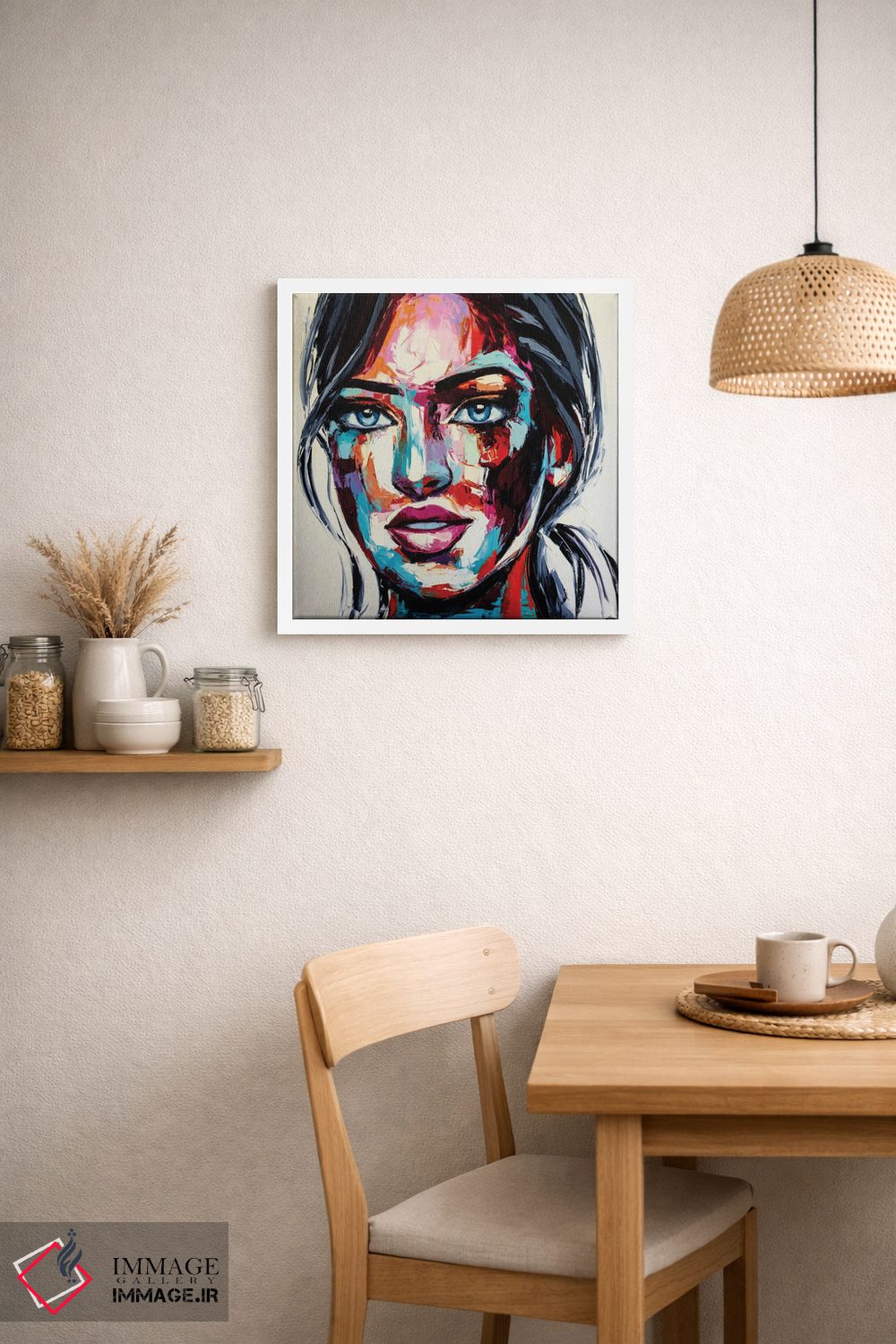 تابلو دکوراتیو خیابان مشجر اثر لانا فری - D1W