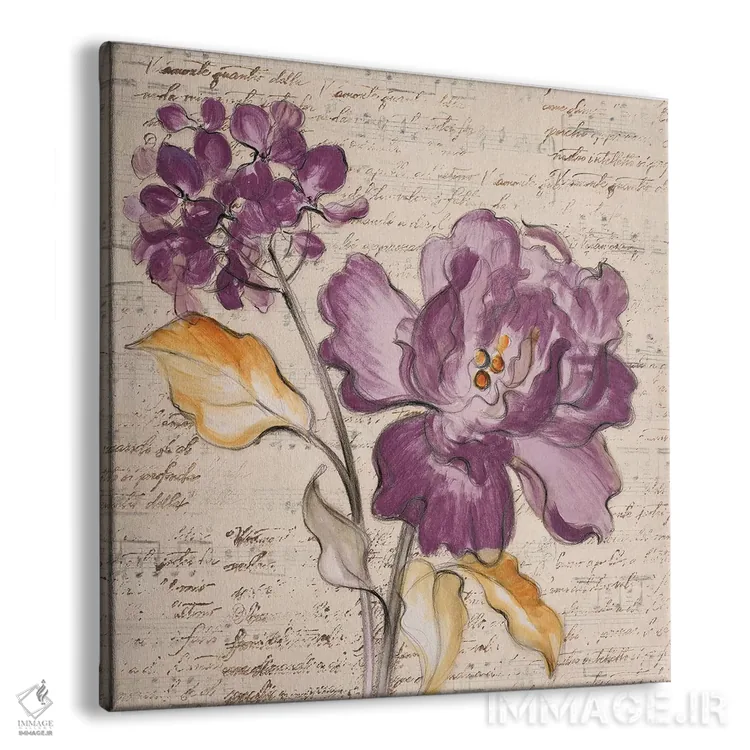 تابلو دکوراتیو زیبایی یاسی دو اثر لینی لورث - نمای پرسپکتیو محصول