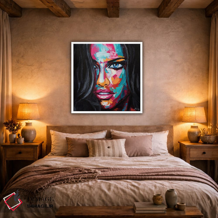 تابلو دکوراتیو آماده یا نه اثر لانا فری - D1W