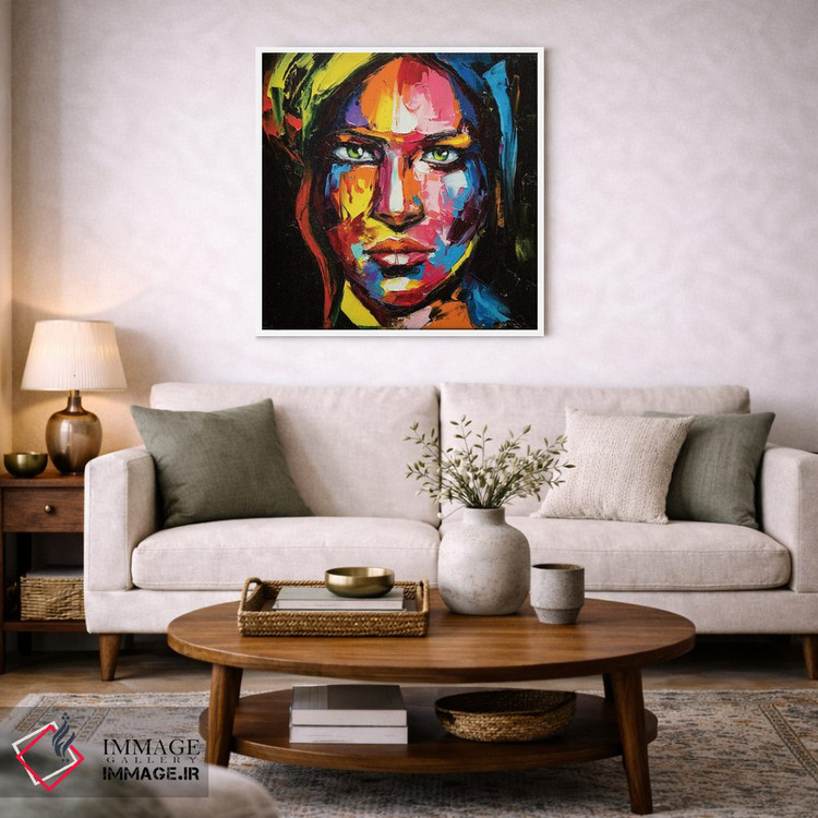 تابلو دکوراتیو سوختن عمیق اثر لانا فری - D2W