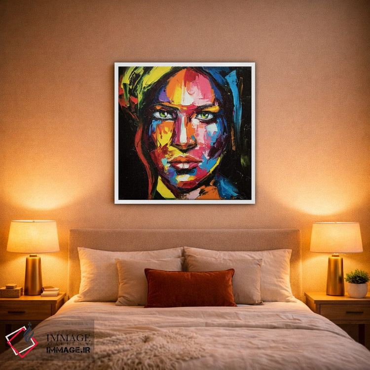 تابلو دکوراتیو سوختن عمیق اثر لانا فری - D1W