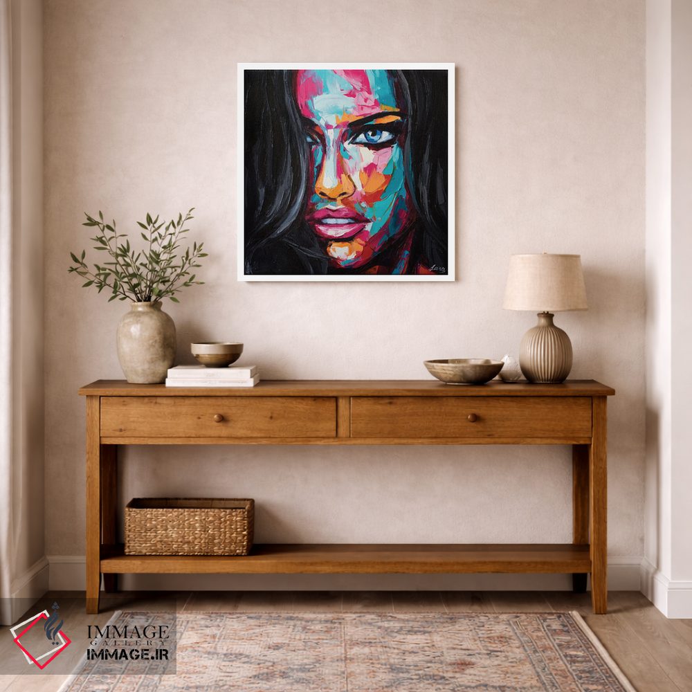 تابلو دکوراتیو آماده یا نه اثر لانا فری - D3W