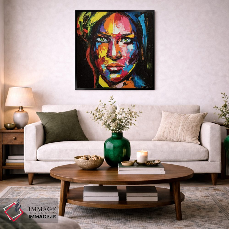 تابلو دکوراتیو سوختن عمیق اثر لانا فری - D3B