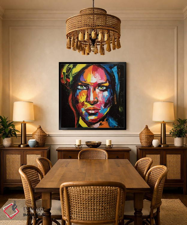 تابلو دکوراتیو سوختن عمیق اثر لانا فری - D4B