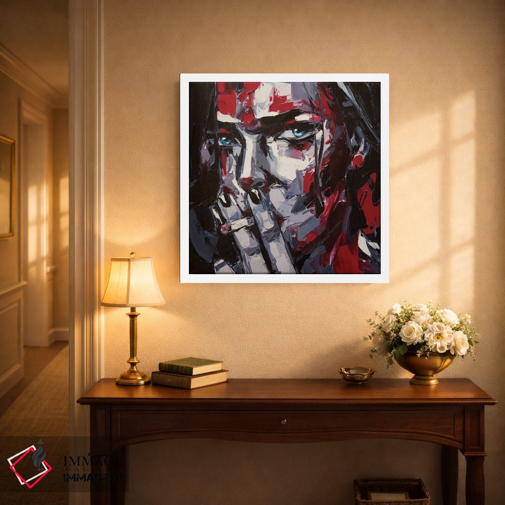 تابلو دکوراتیو خطوط گناه اثر لانا فری - D2W