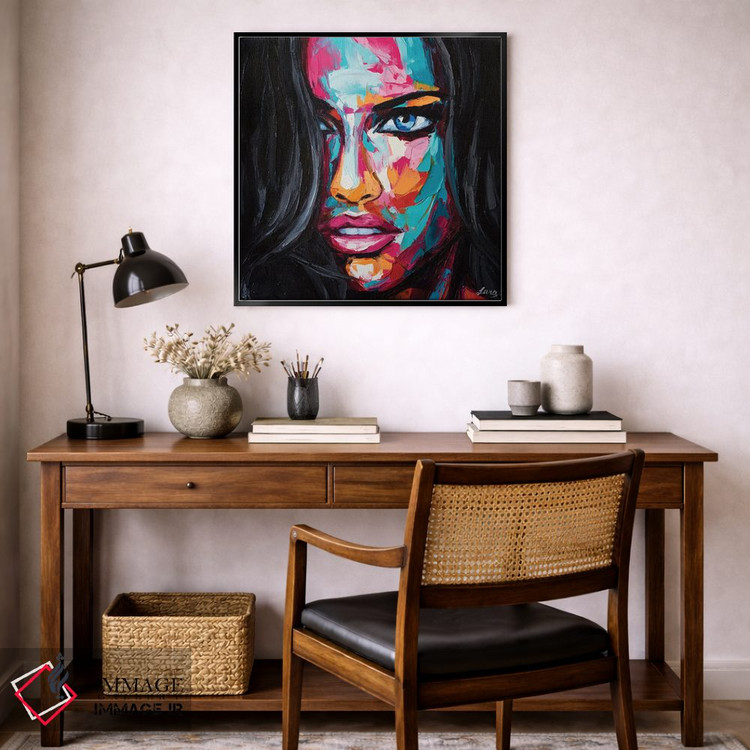 تابلو دکوراتیو آماده یا نه اثر لانا فری - D6B