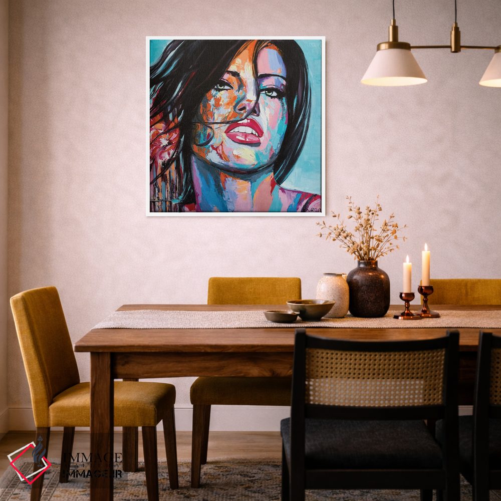 تابلو دکوراتیو موجیتو روی یخ اثر لانا فری - D5W