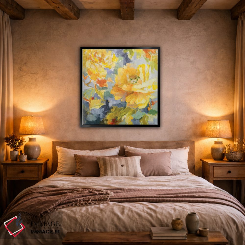 تابلو دکوراتیو "پیونی های مدرن I" اثر لینی لورث - D5B