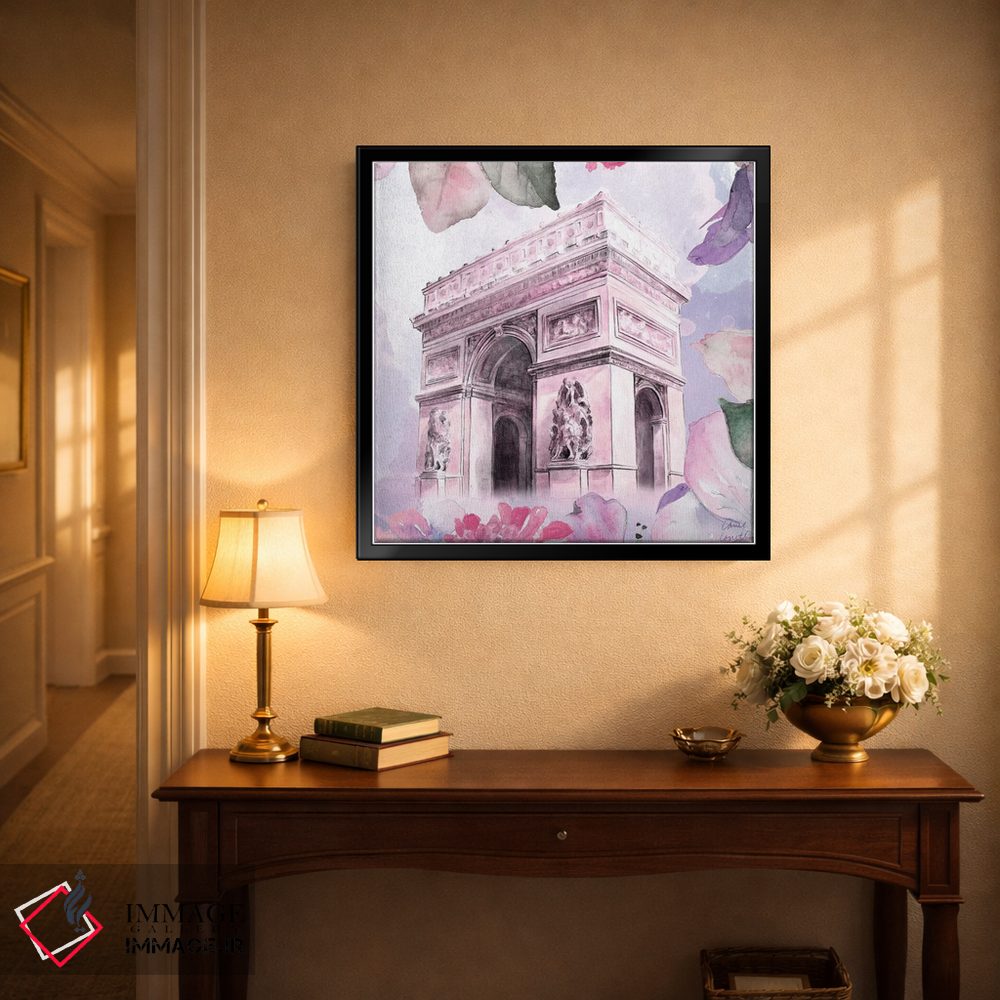 تابلو دکوراتیو "شکوفه های پاریسی II" اثر لینی لورث - D3B