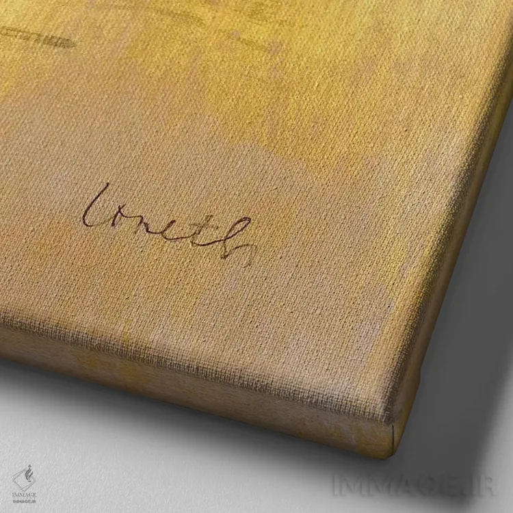 تابلو دکوراتیو "کلید سل" اثر لینی لورث - نمای نزدیک بافت بوم