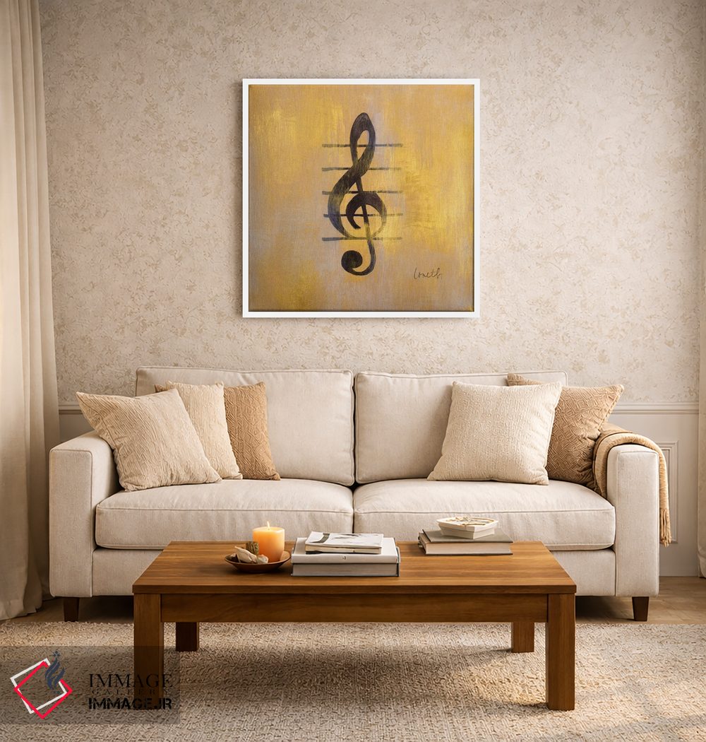 تابلو دکوراتیو "کلید سل" اثر لینی لورث - D5W