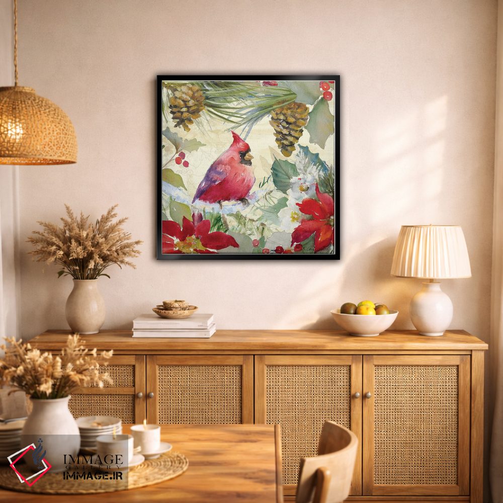 تابلو دکوراتیو "پرنده کارباورال و کاج زار I" اثر لینی لورث - D2B