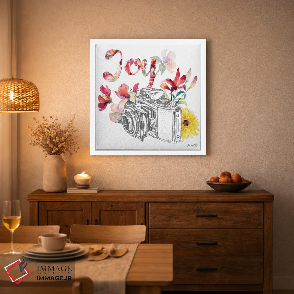 تابلو دکوراتیو "دوربین شکوفه دار" اثر لینی لورث - D3W