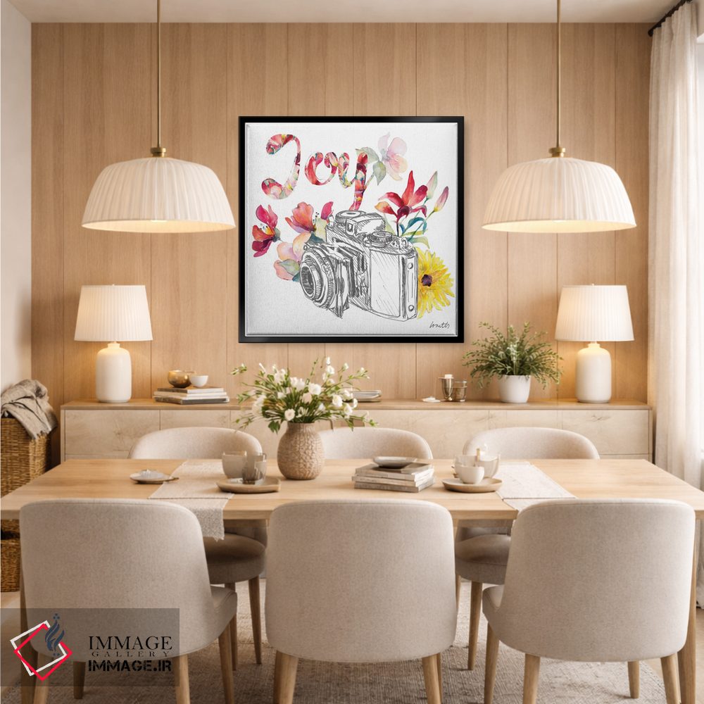 تابلو دکوراتیو "دوربین شکوفه دار" اثر لینی لورث - D5B