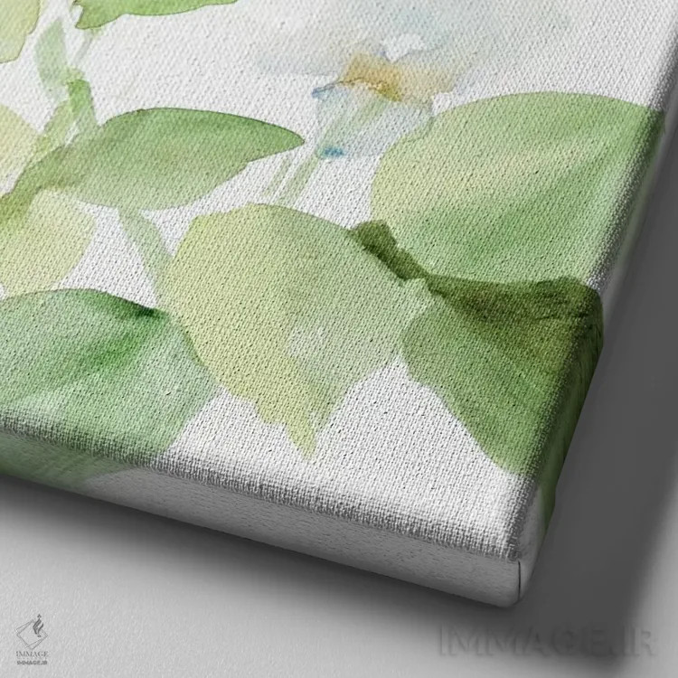 تابلو دکوراتیو "مهربانی را بر جذابیت انتخاب کن" اثر لینی لورث - نمای نزدیک بافت بوم