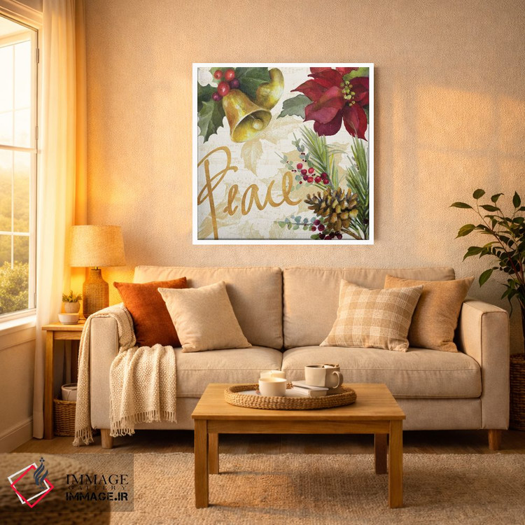 تابلو دکوراتیو "پوئینستیا کریسمس II" اثر لینی لورث - D2W