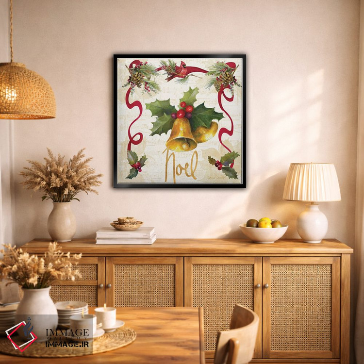 تابلو دکوراتیو "ریسه پوئینستیا کریسمس III" اثر لینی لورث - D1B