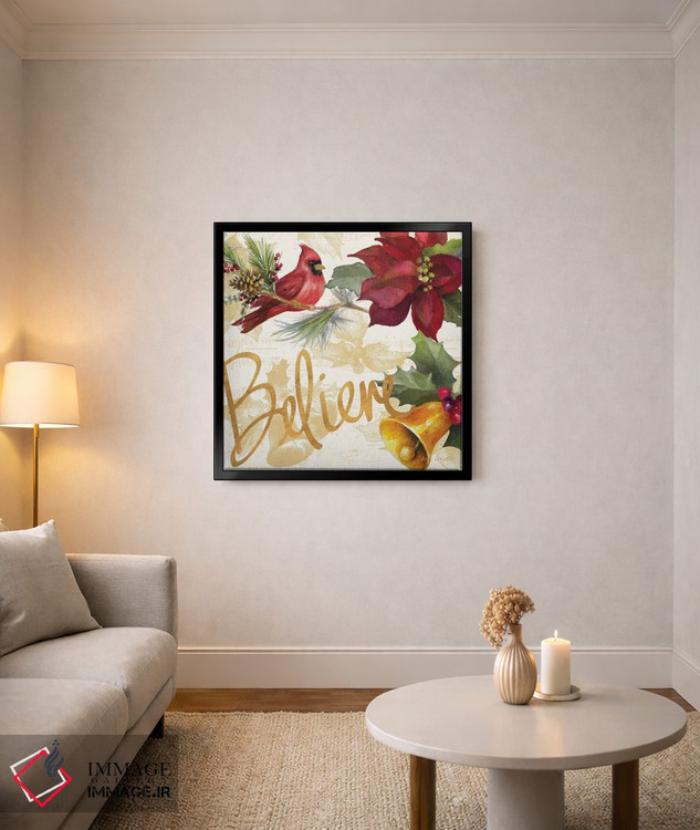 تابلو دکوراتیو "پوئینستیا کریسمس IV" اثر لینی لورث - D4B