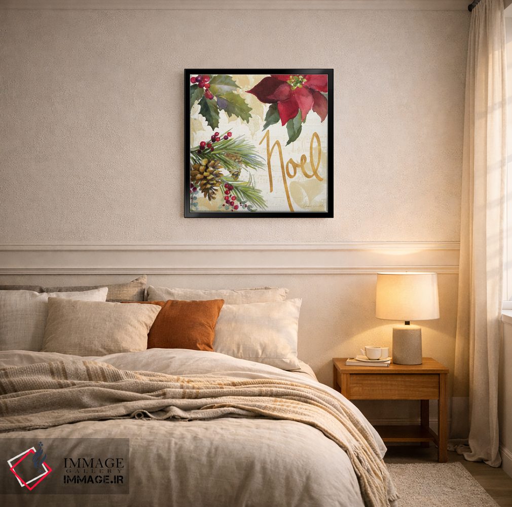 تابلو دکوراتیو "پوئینستیا کریسمس III" اثر لینی لورث - D5B