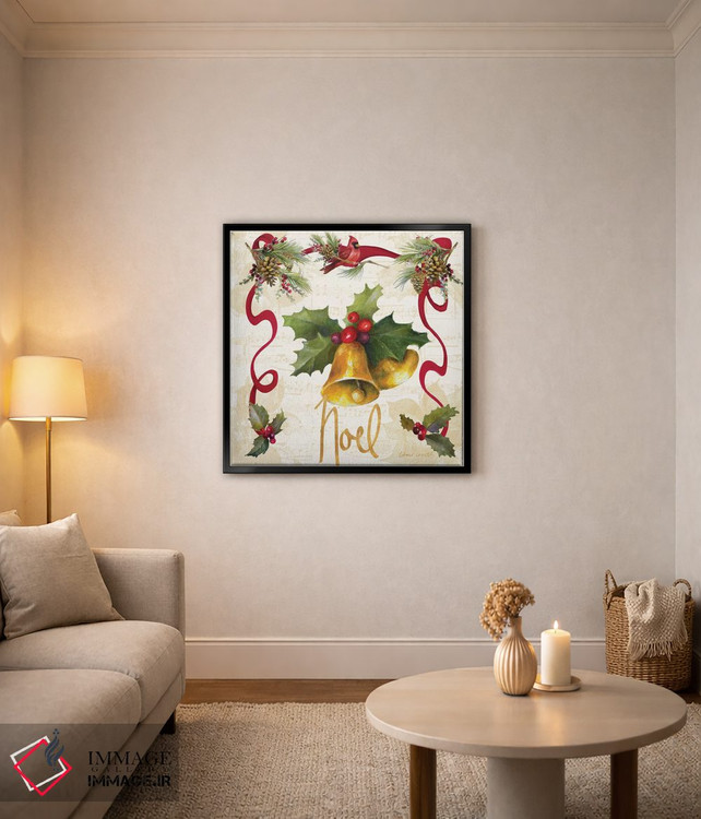 تابلو دکوراتیو "ریسه پوئینستیا کریسمس III" اثر لینی لورث - D4B