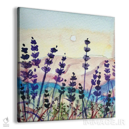 تابلو دکوراتیو دانه ها بر خط افق توپانگا اثر لویزا میلیسنت - نمای پرسپکتیو محصول