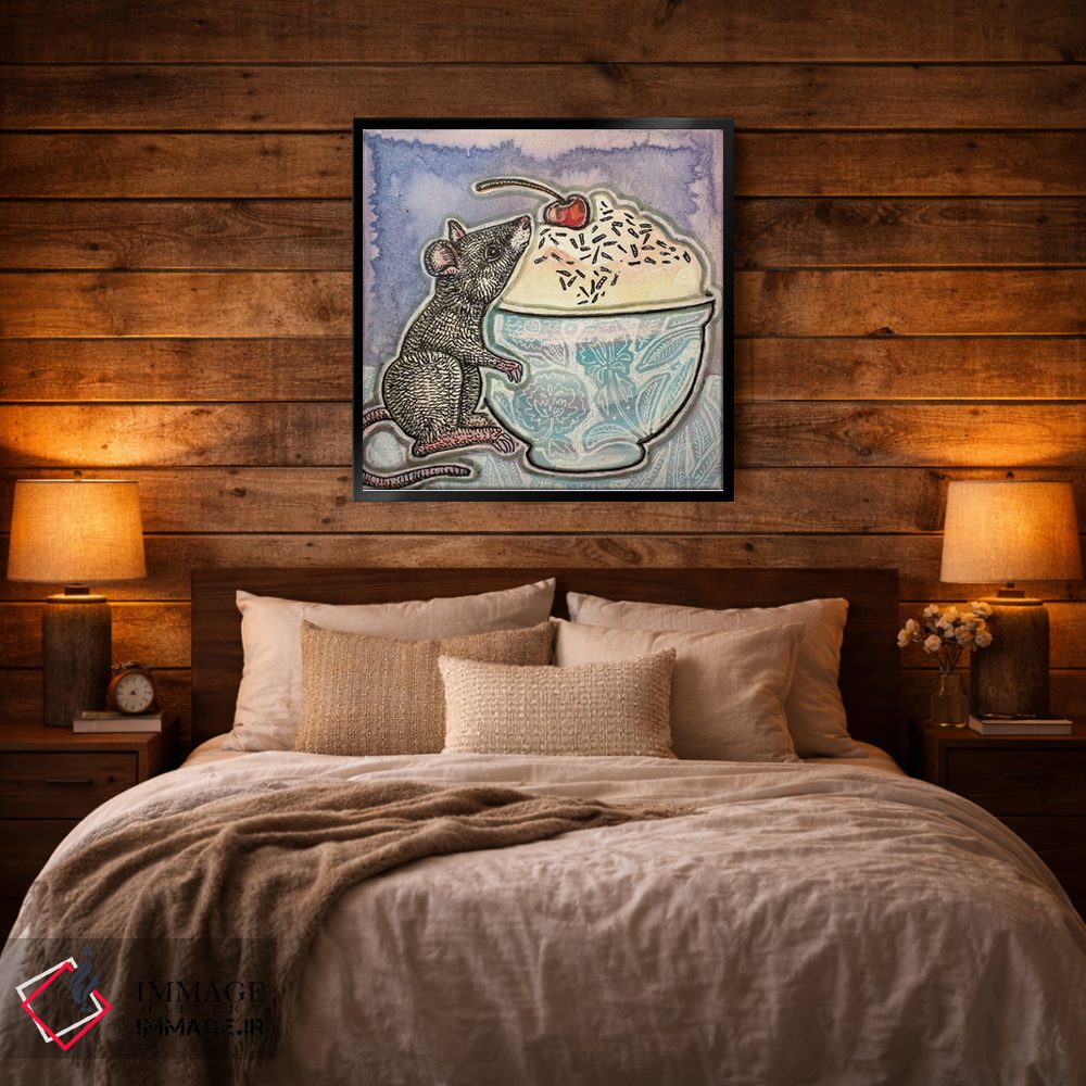 تابلو دکوراتیو شیرینی دوست اثر لینت شلی - D3B