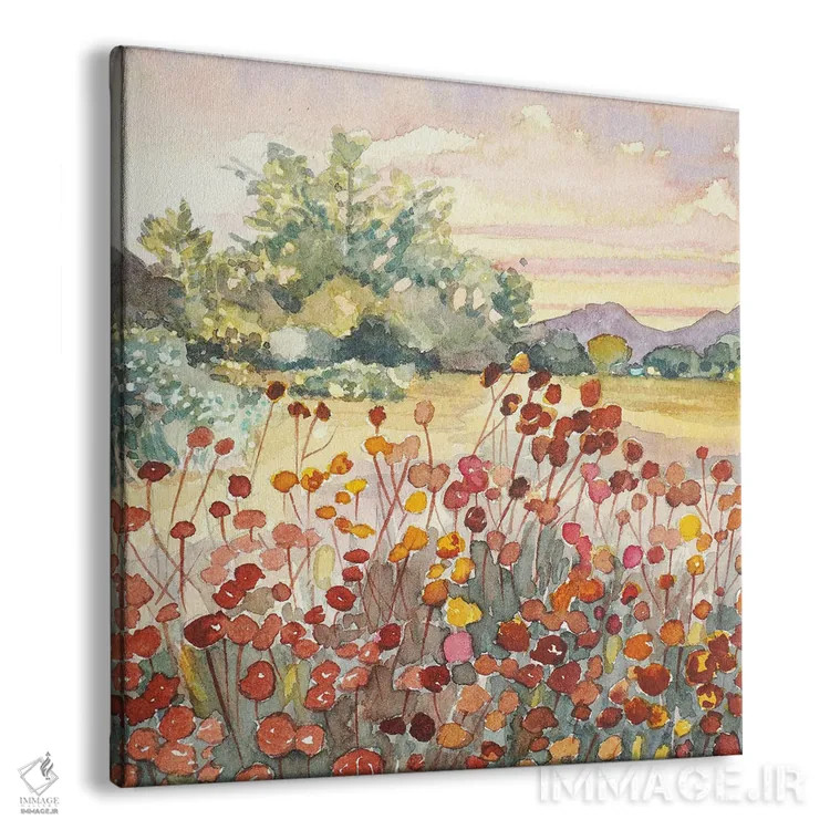 تابلو دکوراتیو سرشاخه های بذر مزرعه پیتر استراوس اثر لویزا میلیسنت - نمای پرسپکتیو محصول