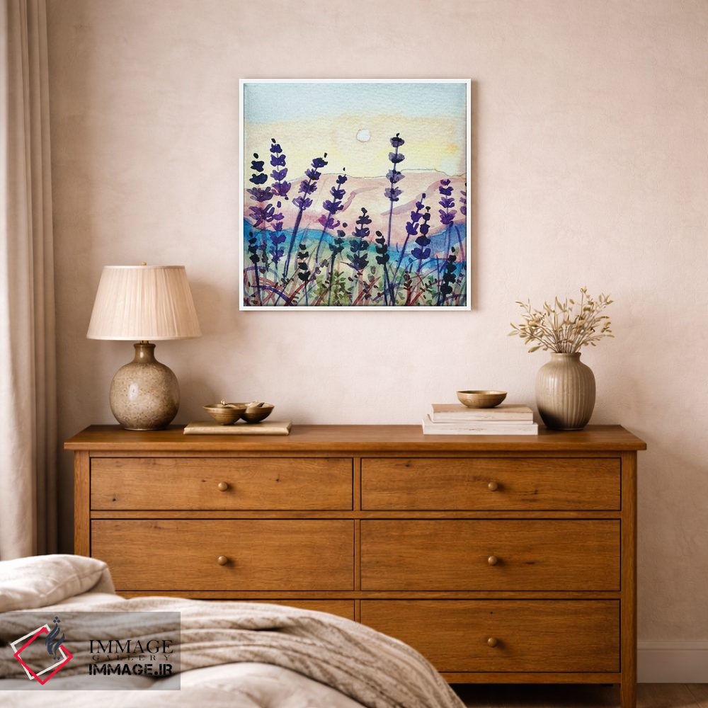 تابلو دکوراتیو دانه ها بر خط افق توپانگا اثر لویزا میلیسنت - D1W