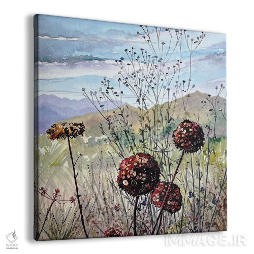 تابلو دکوراتیو گندم سیاه نوامبر اثر لویزا میلیسنت - نمای پرسپکتیو محصول