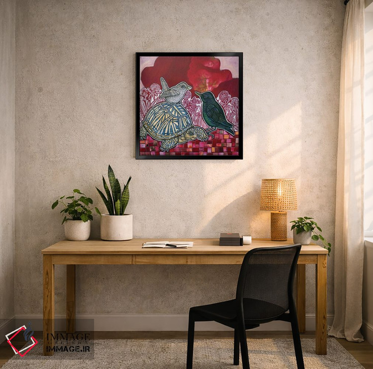 تابلو دکوراتیو شایعه اثر لینت شلی - D6B