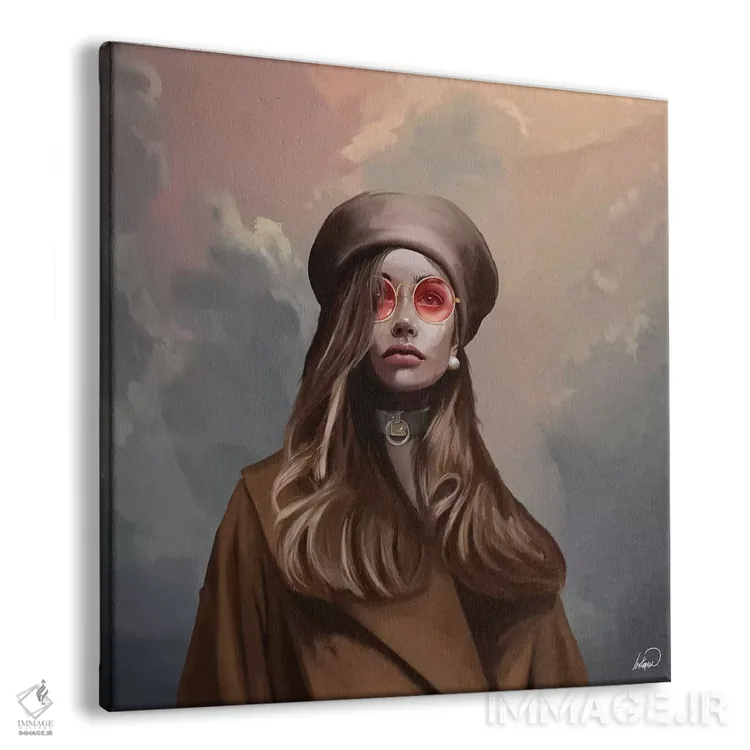 تابلو دکوراتیو شکوفه مد روز اثر لاستاناو - نمای پرسپکتیو محصول