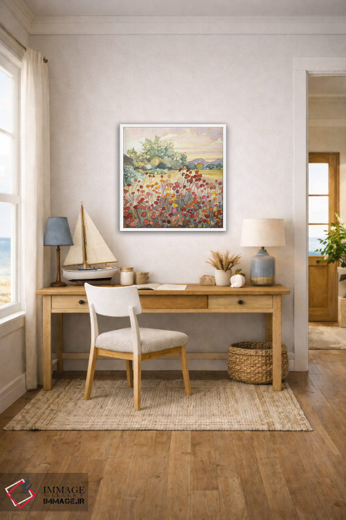 تابلو دکوراتیو سرشاخه های بذر مزرعه پیتر استراوس اثر لویزا میلیسنت - D1W