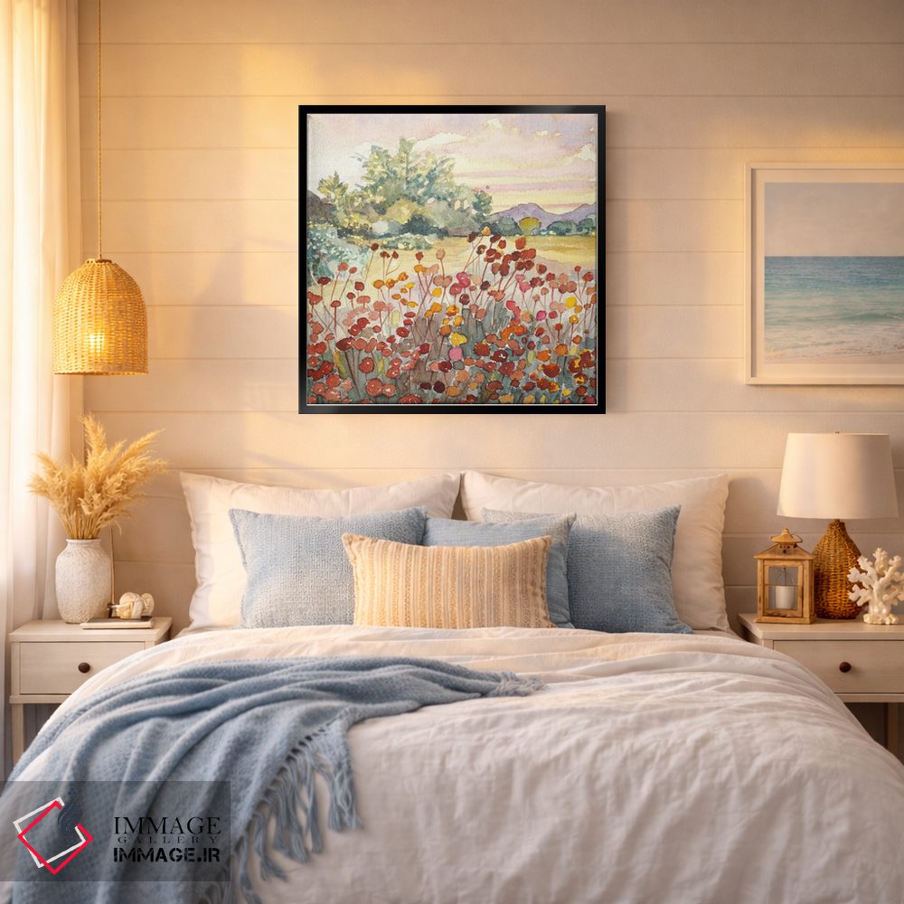 تابلو دکوراتیو سرشاخه های بذر مزرعه پیتر استراوس اثر لویزا میلیسنت - D4B