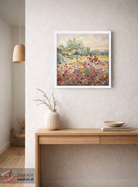 تابلو دکوراتیو سرشاخه های بذر مزرعه پیتر استراوس اثر لویزا میلیسنت - D3W