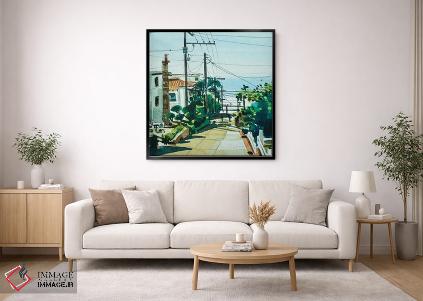 تابلو دکوراتیو خیابان پیاده روی ۹۰۲۶۶ اثر لویزا میلیسنت - D1B