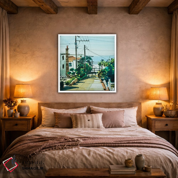 تابلو دکوراتیو خیابان پیاده روی ۹۰۲۶۶ اثر لویزا میلیسنت - D3W