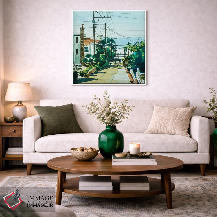 تابلو دکوراتیو خیابان پیاده روی ۹۰۲۶۶ اثر لویزا میلیسنت - D2W