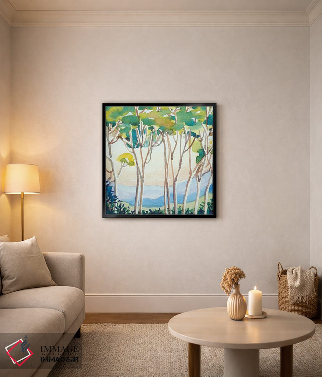 تابلو دکوراتیو غروب اکالیپتوس اثر لویزا میلیسنت - D5B