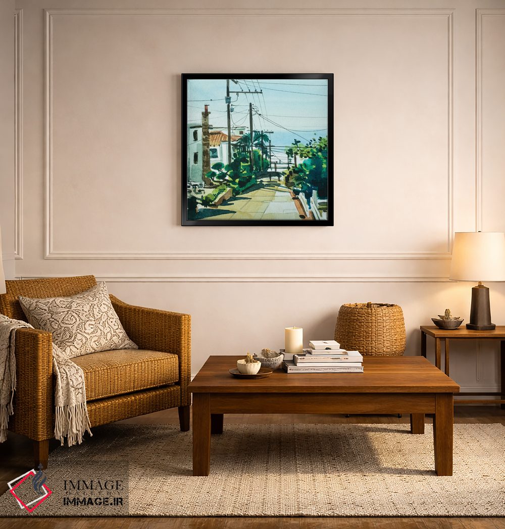 تابلو دکوراتیو خیابان پیاده روی ۹۰۲۶۶ اثر لویزا میلیسنت - D6B