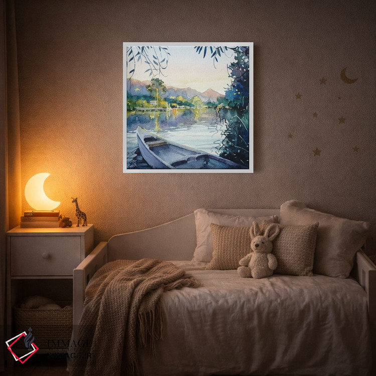 تابلو دکوراتیو گرگ و میش از اسکله اثر لویزا میلیسنت - D2W