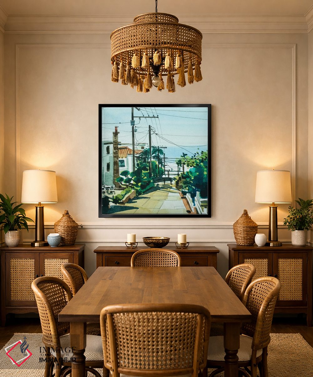 تابلو دکوراتیو خیابان پیاده روی ۹۰۲۶۶ اثر لویزا میلیسنت - D4B