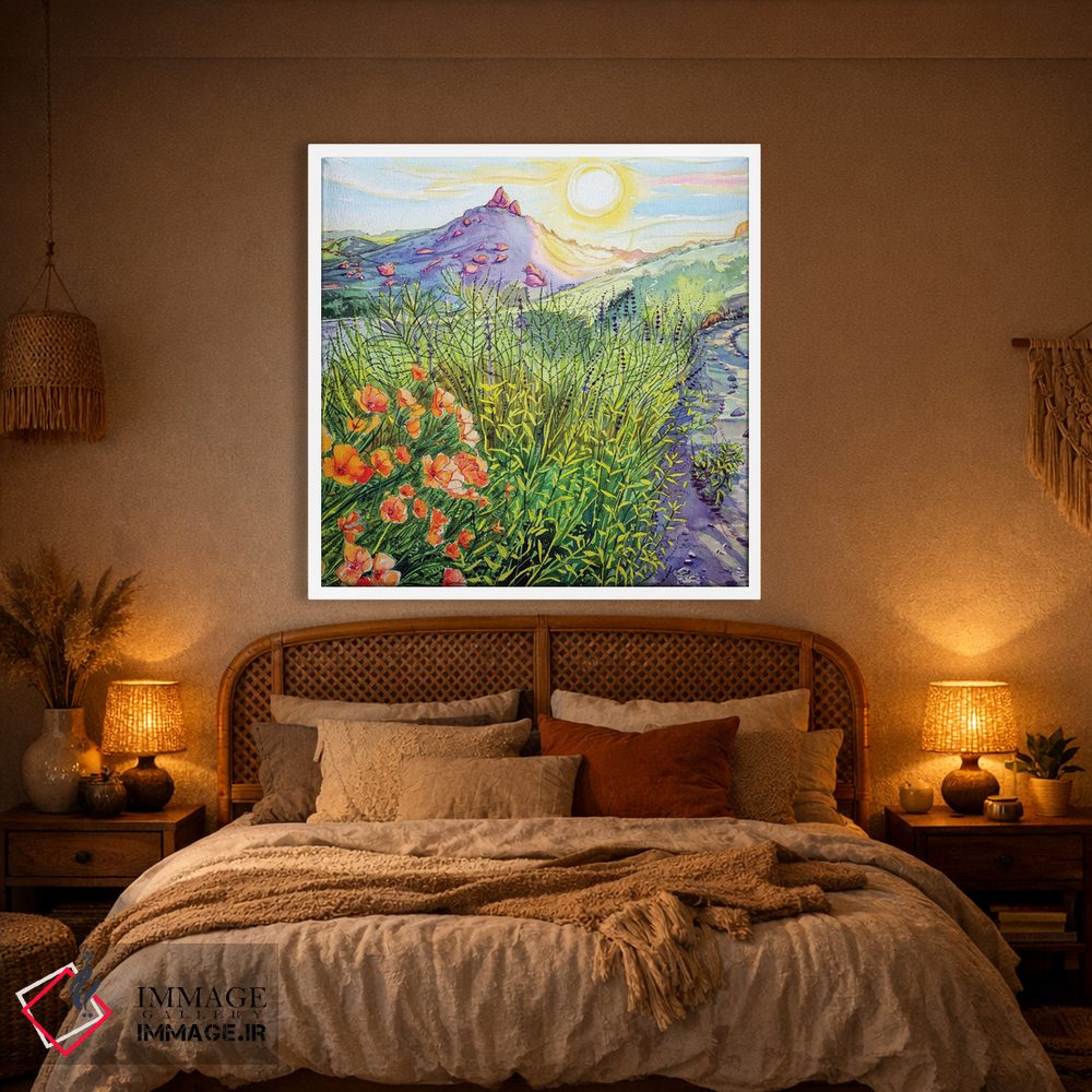 تابلو دکوراتیو بهار بلوط های سنگی اثر لویزا میلیسنت - D1W