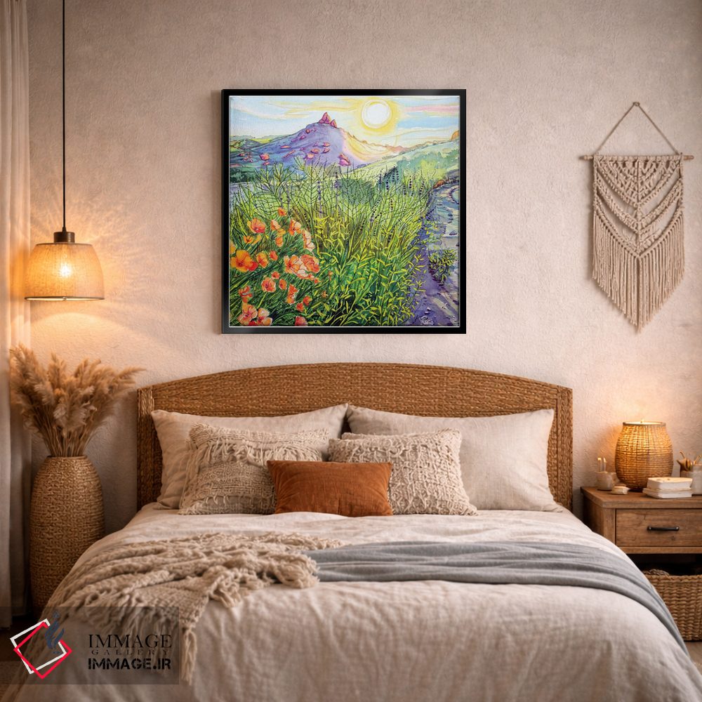 تابلو دکوراتیو بهار بلوط های سنگی اثر لویزا میلیسنت - D4B