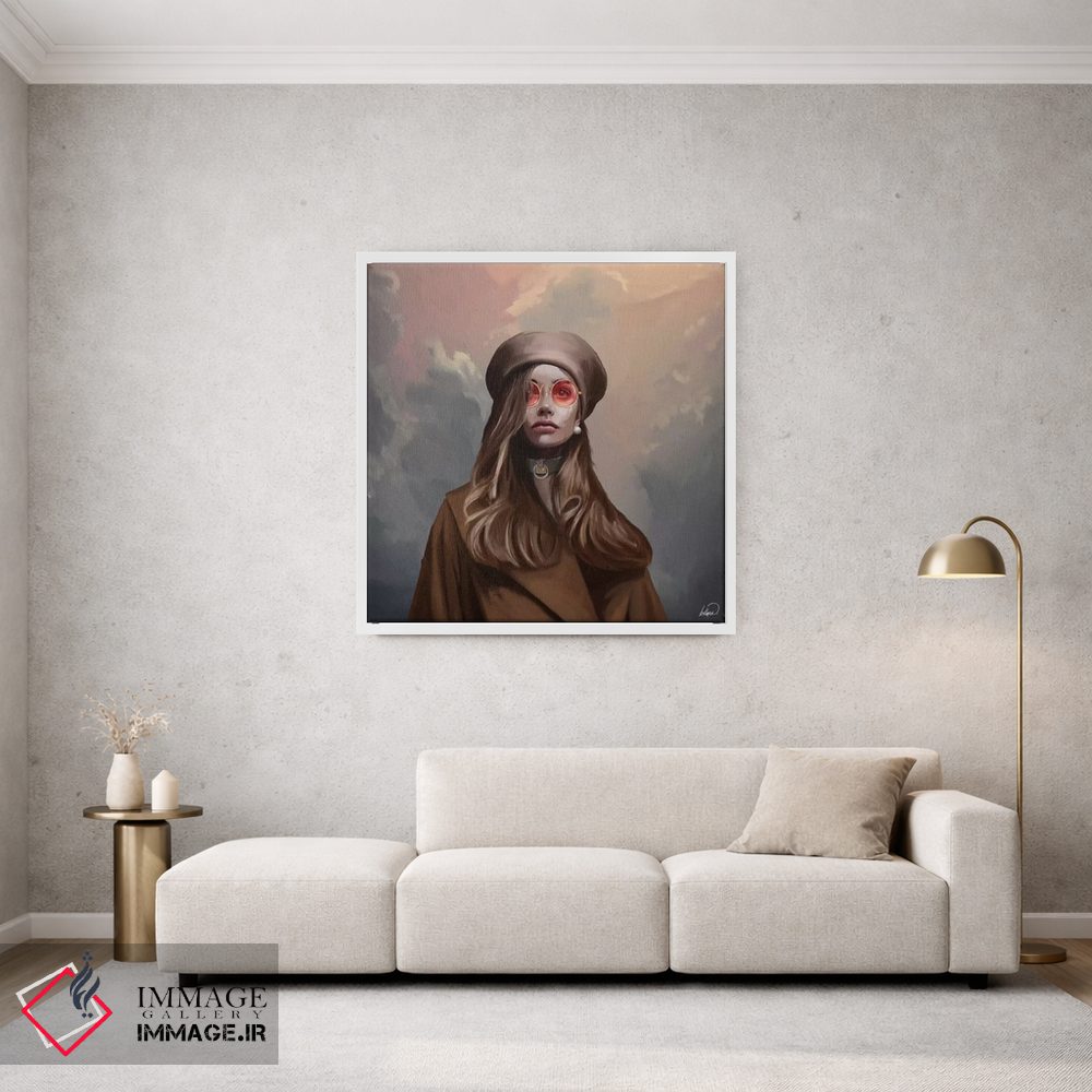 تابلو دکوراتیو شکوفه مد روز اثر لاستاناو - D1W