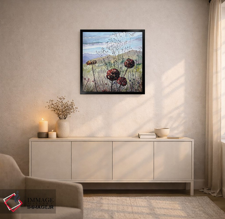 تابلو دکوراتیو گندم سیاه نوامبر اثر لویزا میلیسنت - D6B