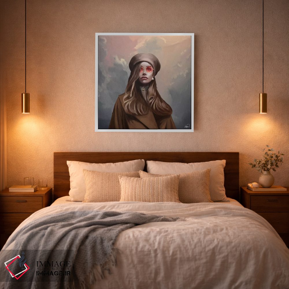 تابلو دکوراتیو شکوفه مد روز اثر لاستاناو - D4W